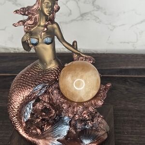 Honey Calcite Sphere